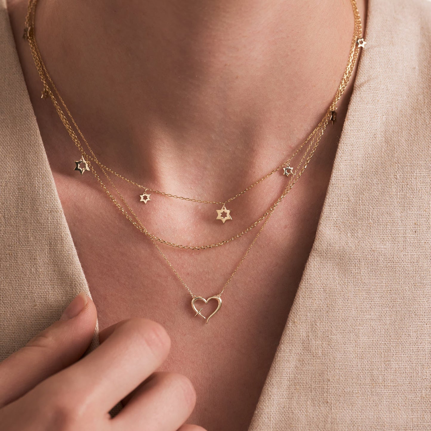 Cross Heart Necklace