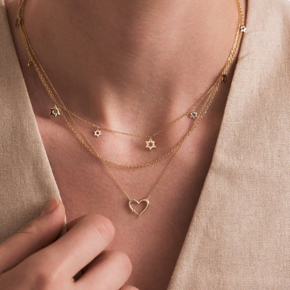 Cross Heart Necklace