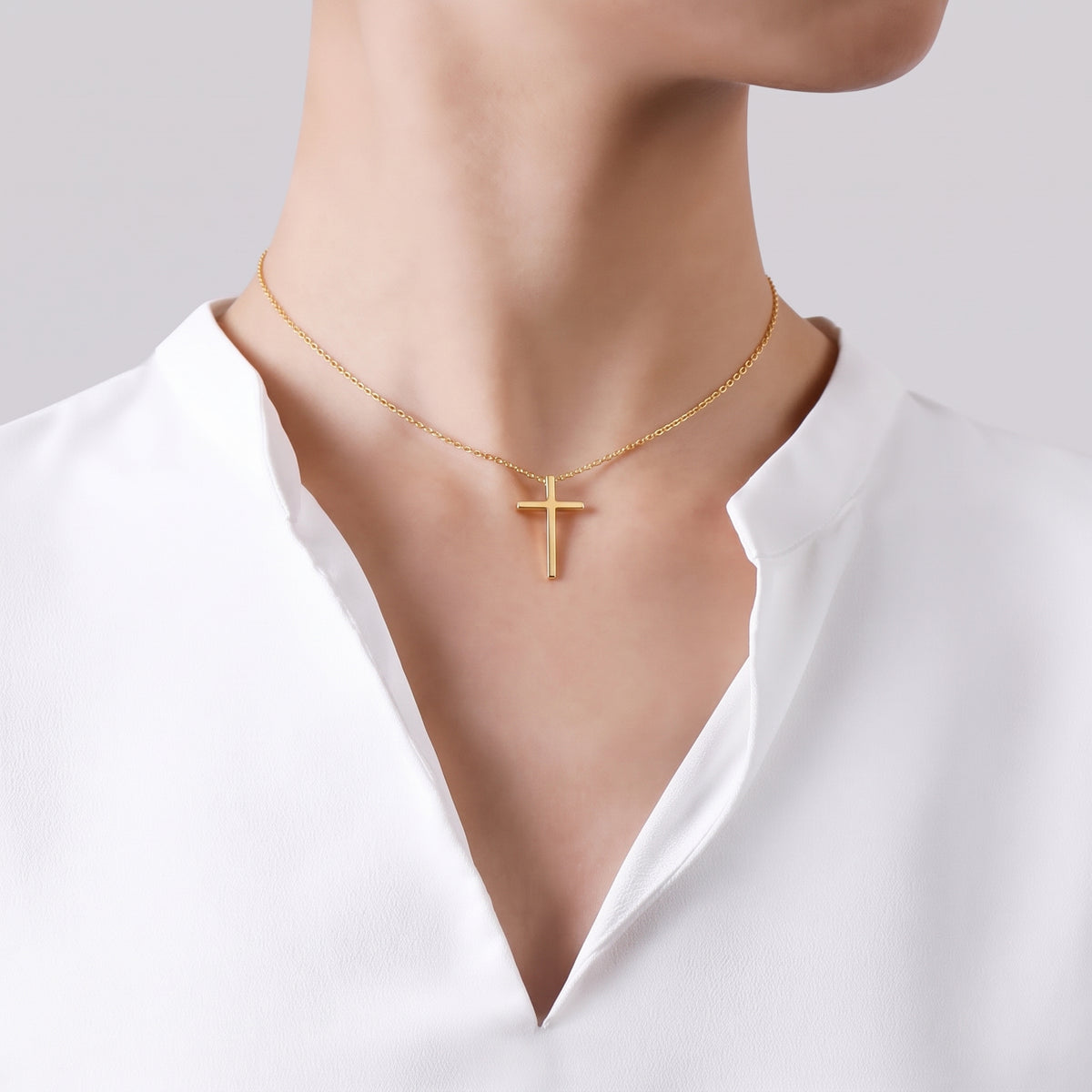 Classic Cross Pendant Necklace