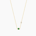 Personalized Dual Birthstone Necklace