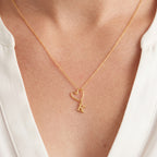 Heart Initial Necklace (A to Z)