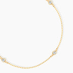 Three Diamond Station Bracelet