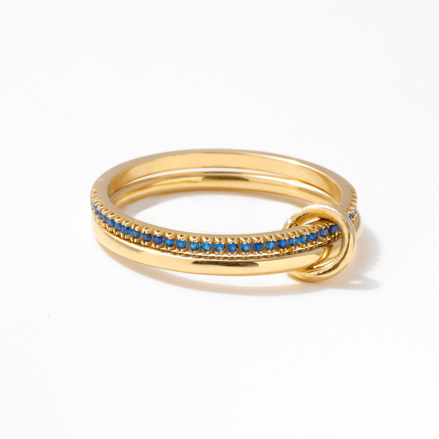 Personalized Intertwined Eternity Ring in 14k Solid Gold