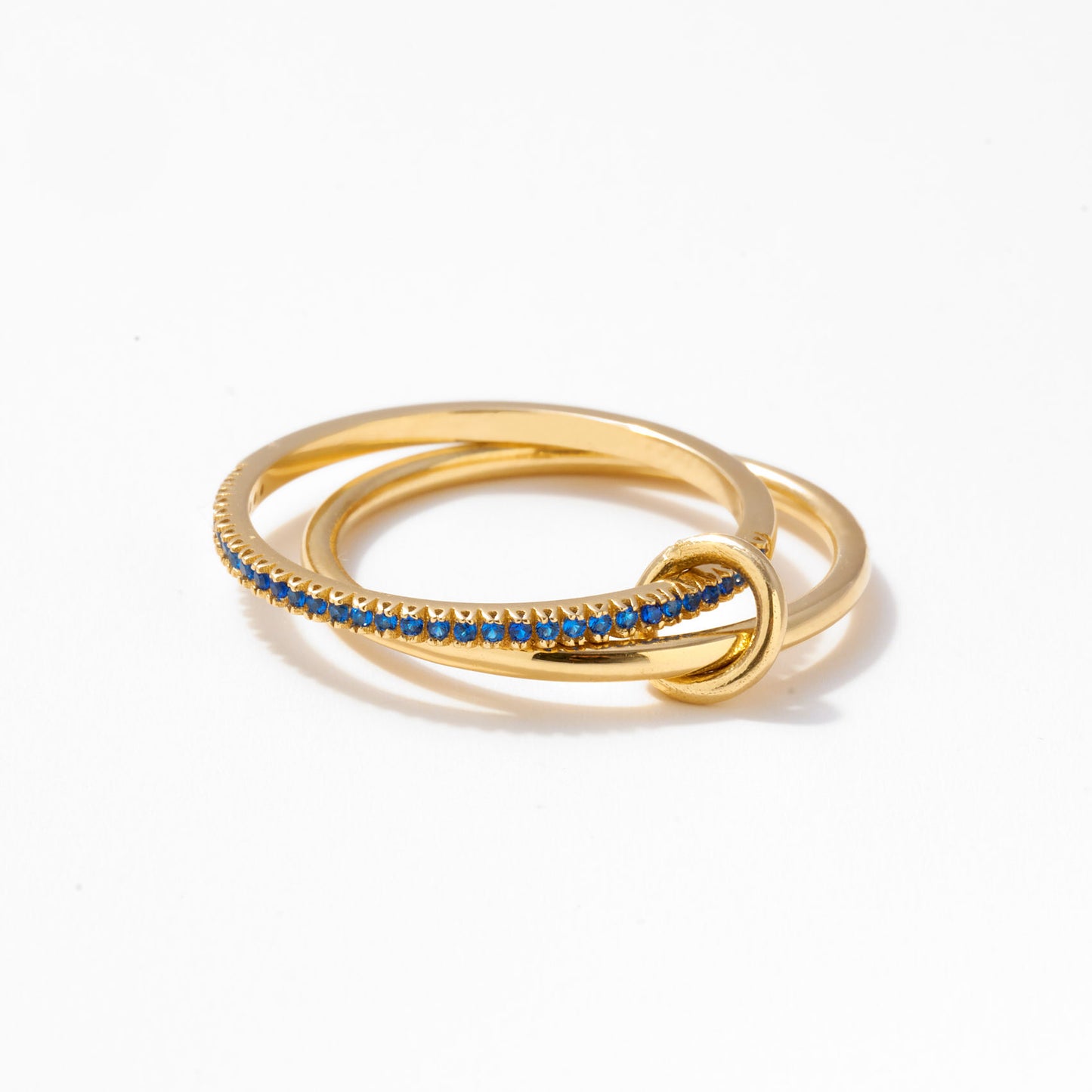 Personalized Intertwined Eternity Ring in 14k Solid Gold