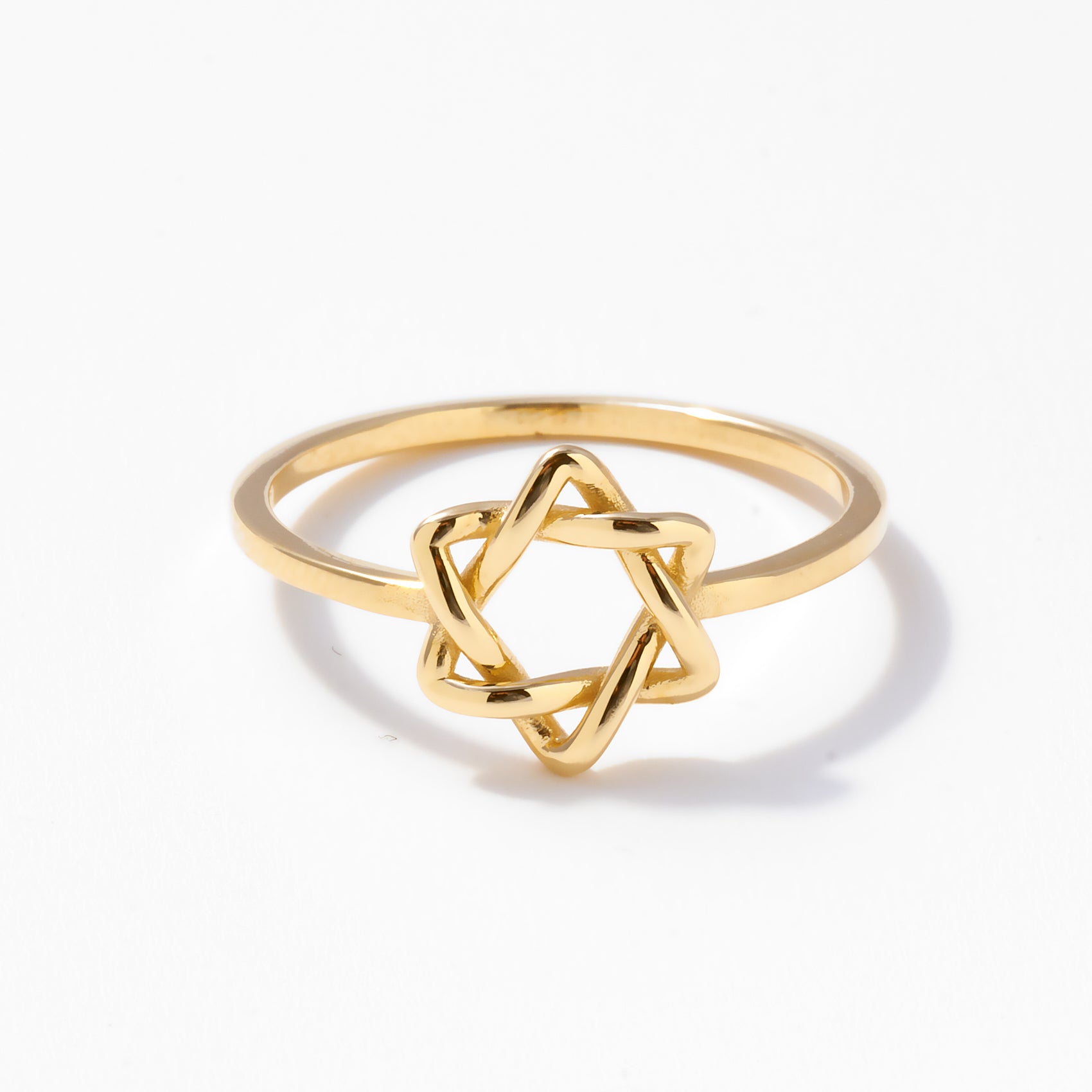 Infinity Star of David Ring