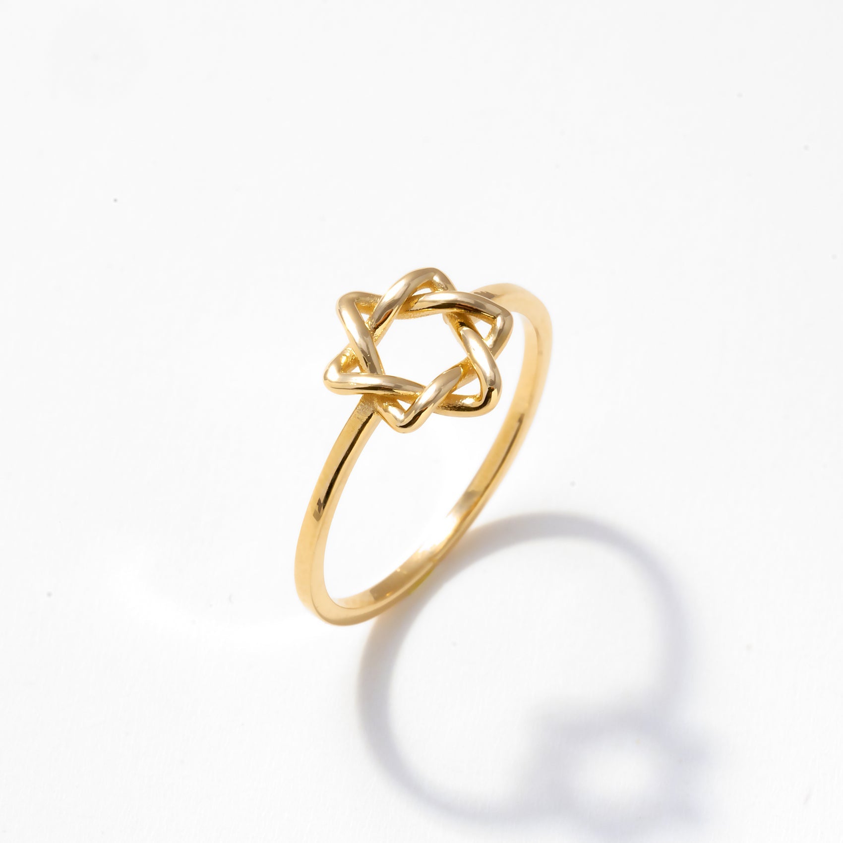 Infinity Star of David Ring