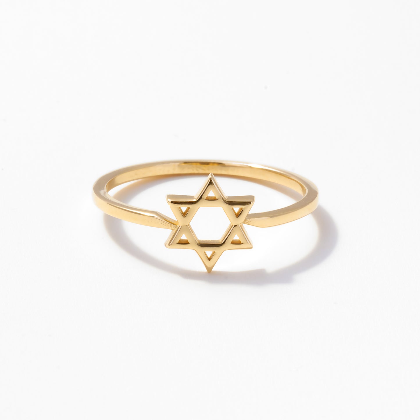 Star of David Ring in 14k Solid Gold