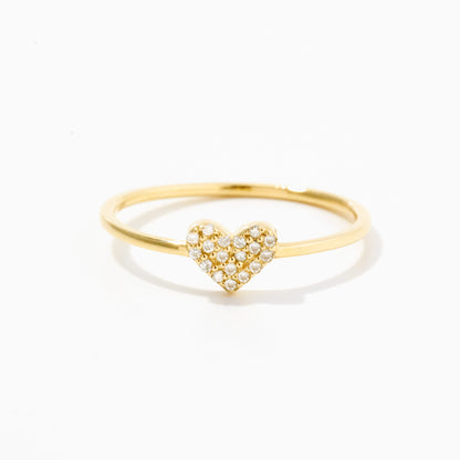 Diamond Heart Ring