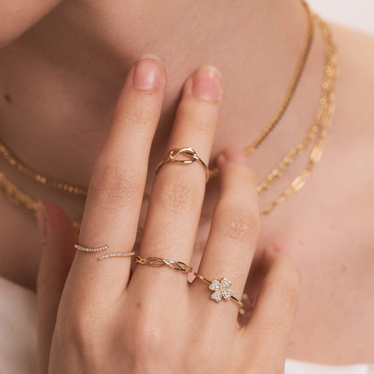 Diamond Open Claw Ring