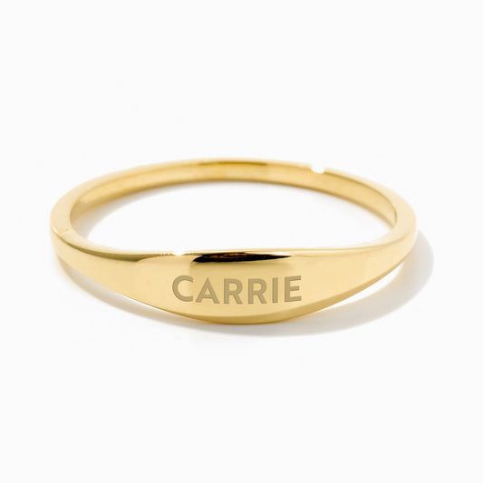 Slim Signet Ring