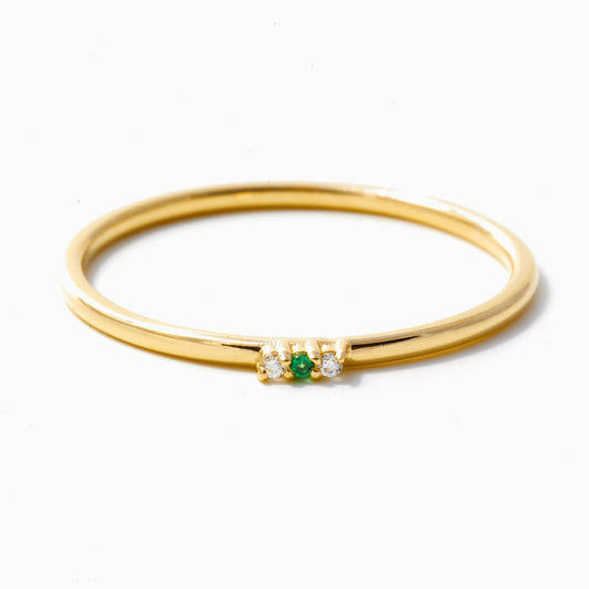 Birthstone Trio Ring