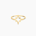 Open Starburst Statement Ring