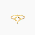Open Starburst Statement Ring