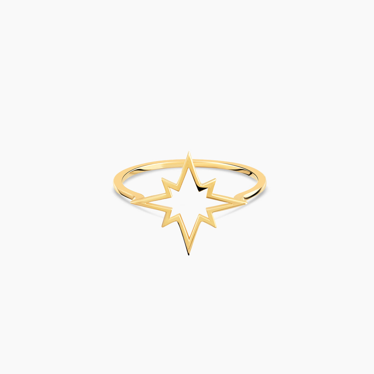Open Starburst Statement Ring