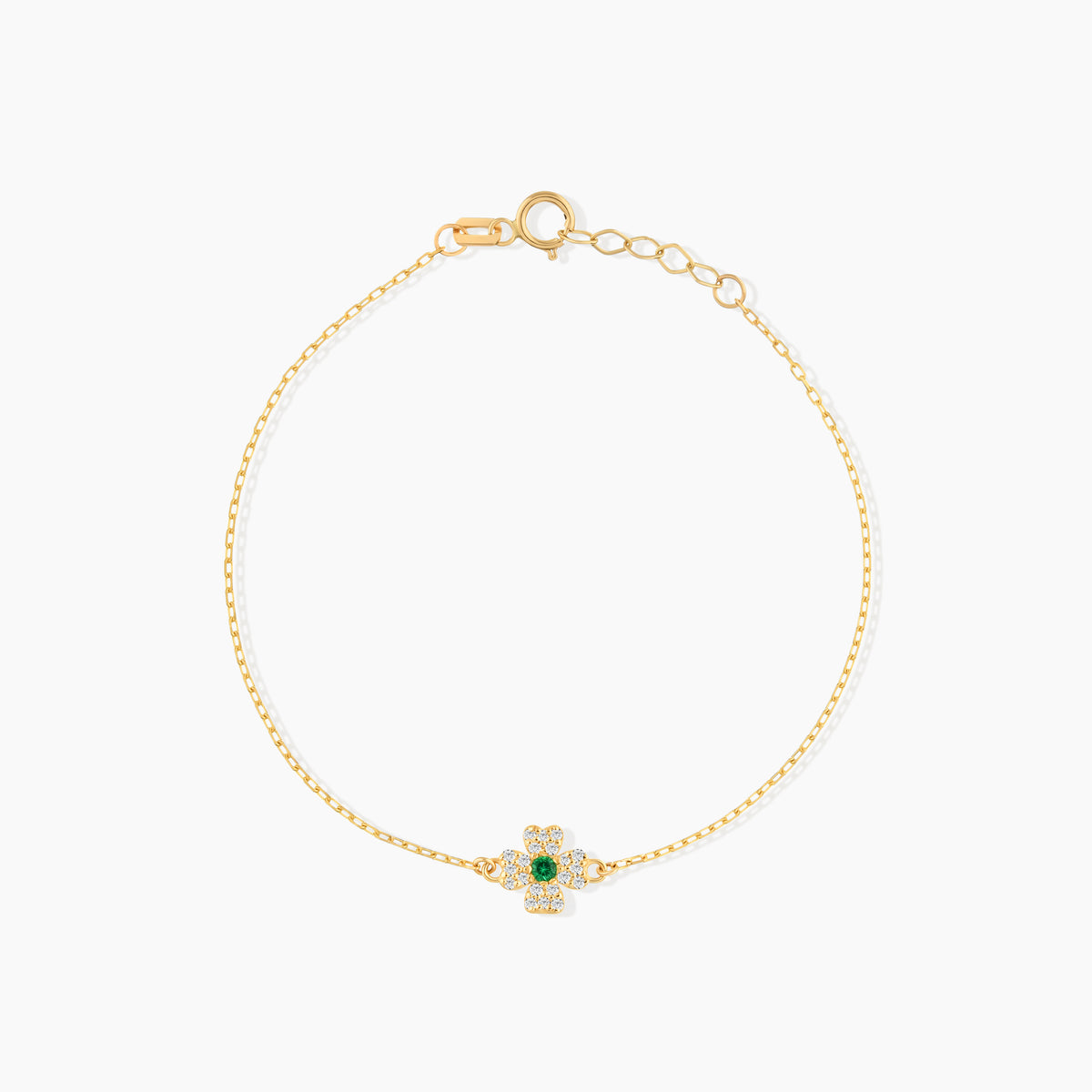Diamond Clover Bracelet