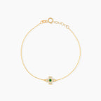 Diamond Clover Bracelet