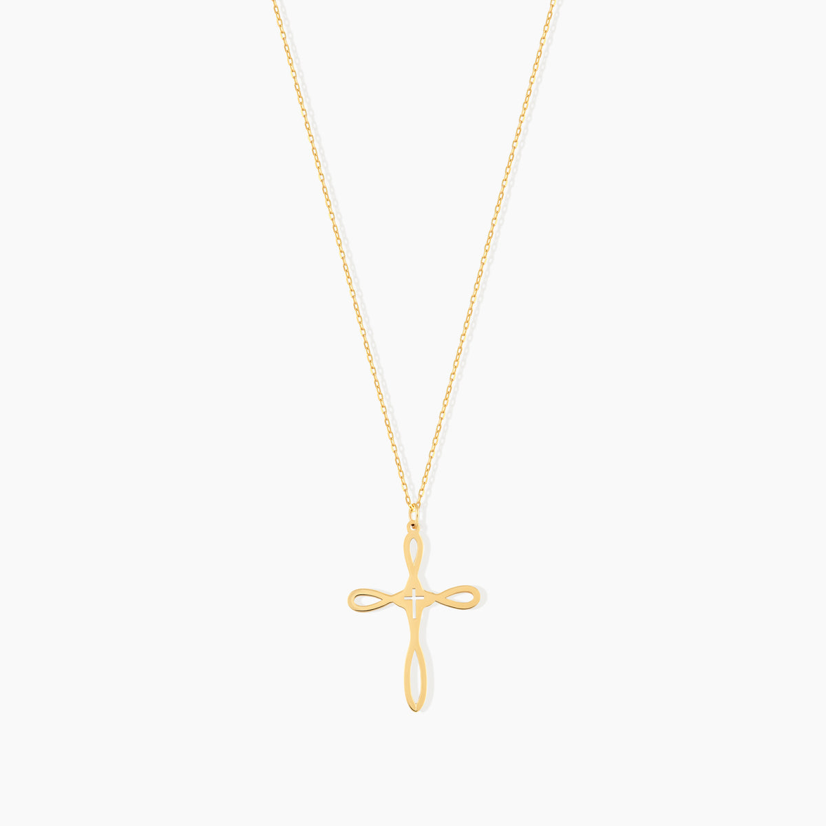 Infinity Cross Necklace