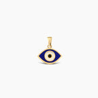 Almond Evil Eye Charm Pendant