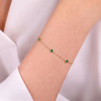 Custom Birthstone Bracelet