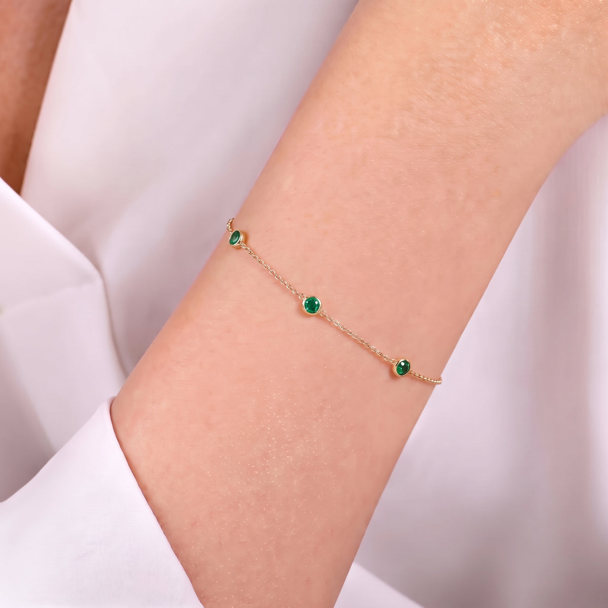 Custom Birthstone Bracelet