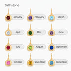 Beaded Birthstone Pendant