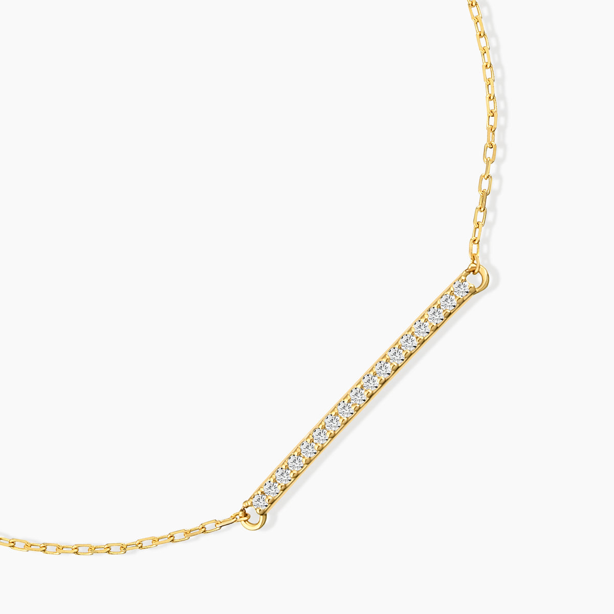 Diamond Pave Bar Bracelet