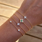Diamond Clover Bracelet