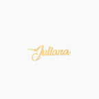 Vertical Script Name Pendant