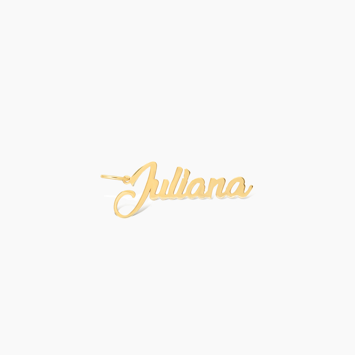 Vertical Script Name Pendant
