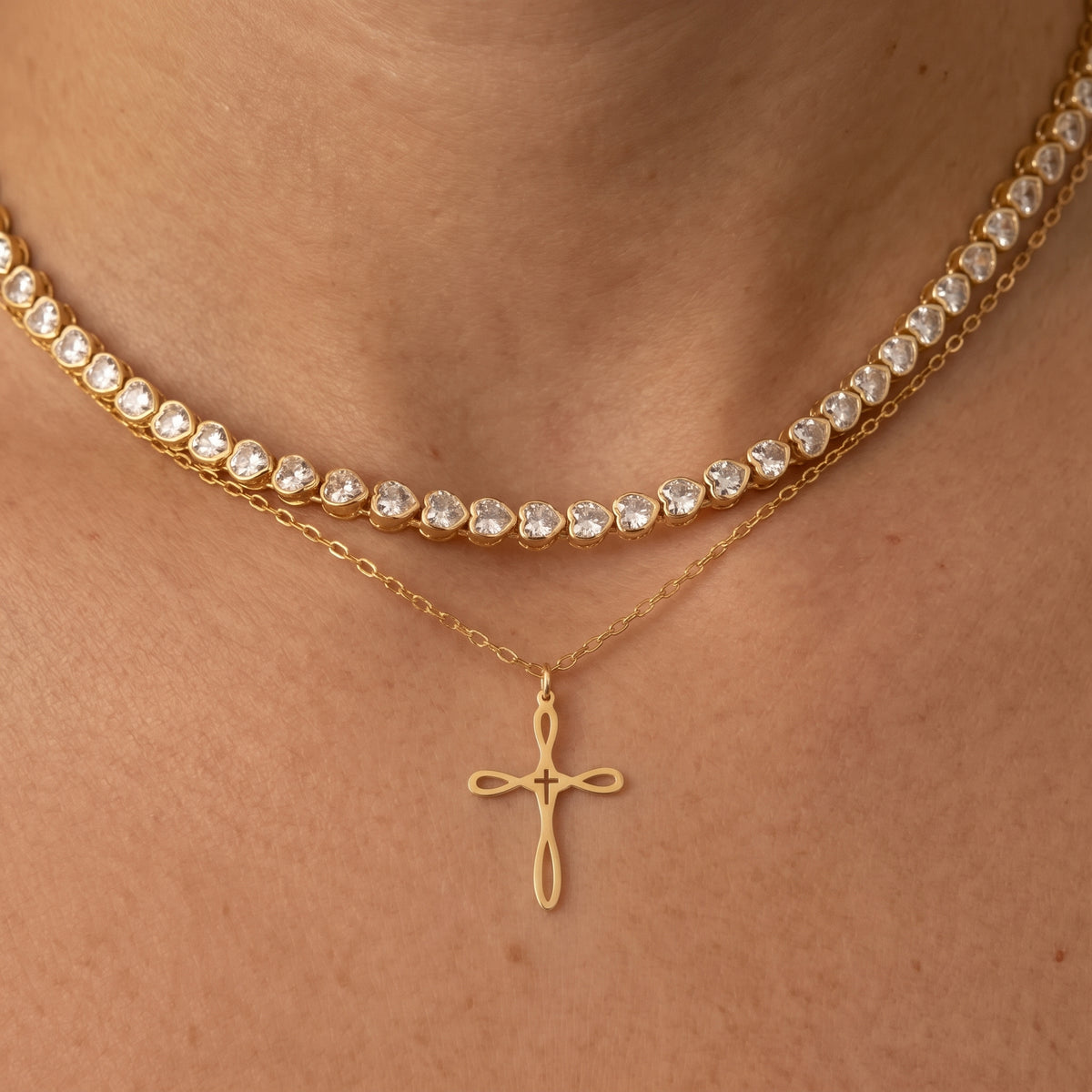 Infinity Cross Necklace