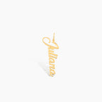 Vertical Script Name Pendant