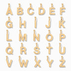 Diamond Cut Initial Letter Pendant
