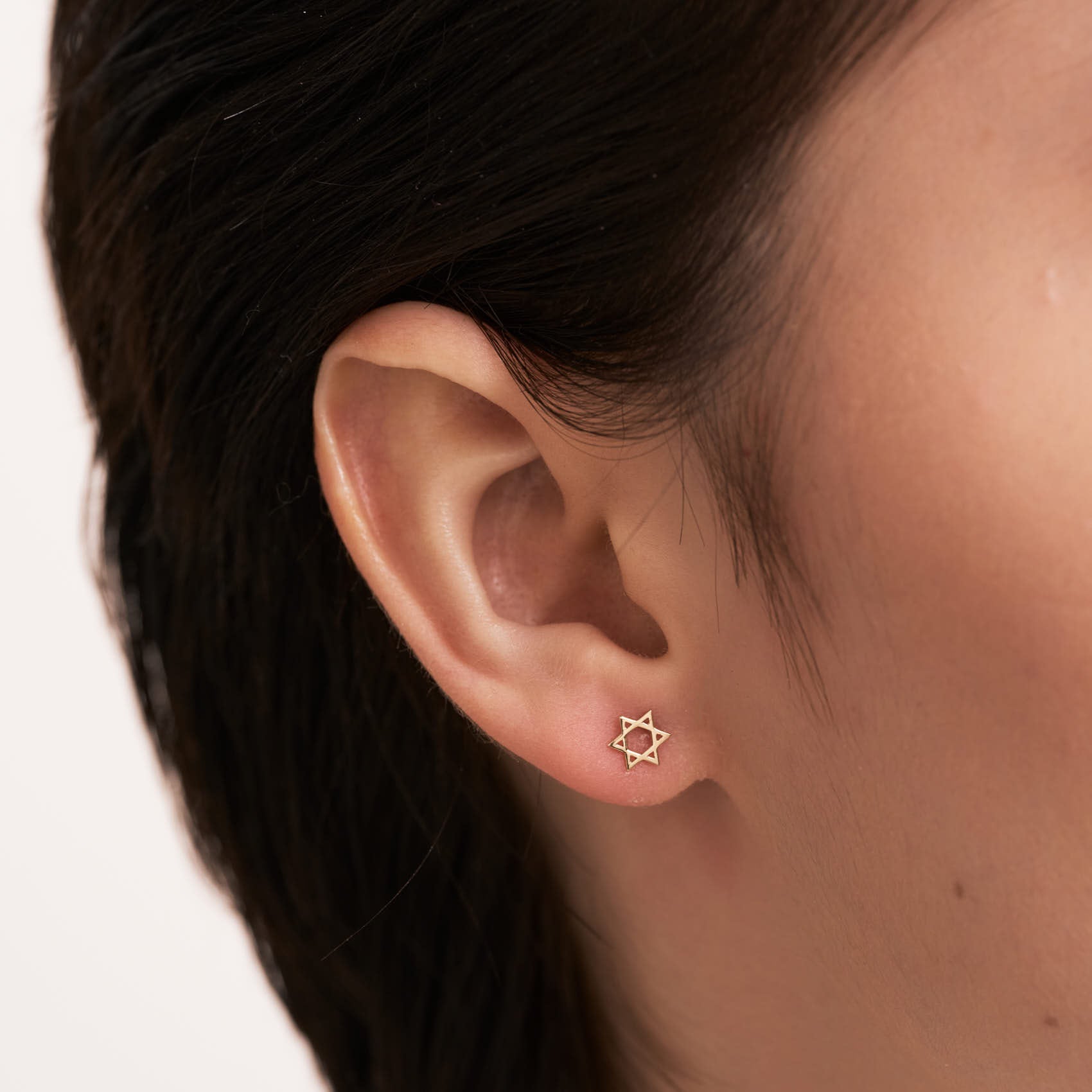 Everyday Star of David Stud Earrings