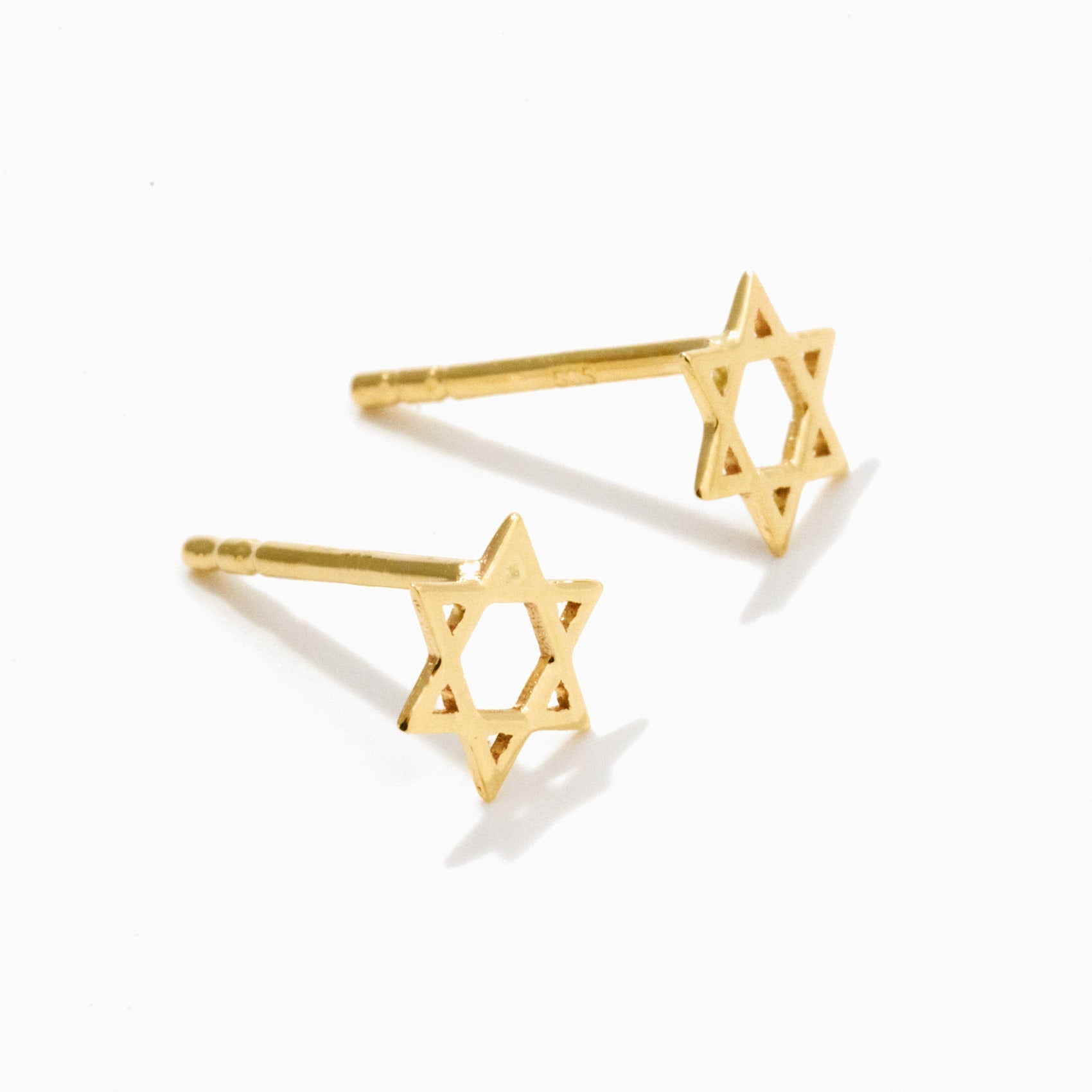 Everyday Star of David Stud Earrings