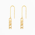 Custom Name Threader Earrings