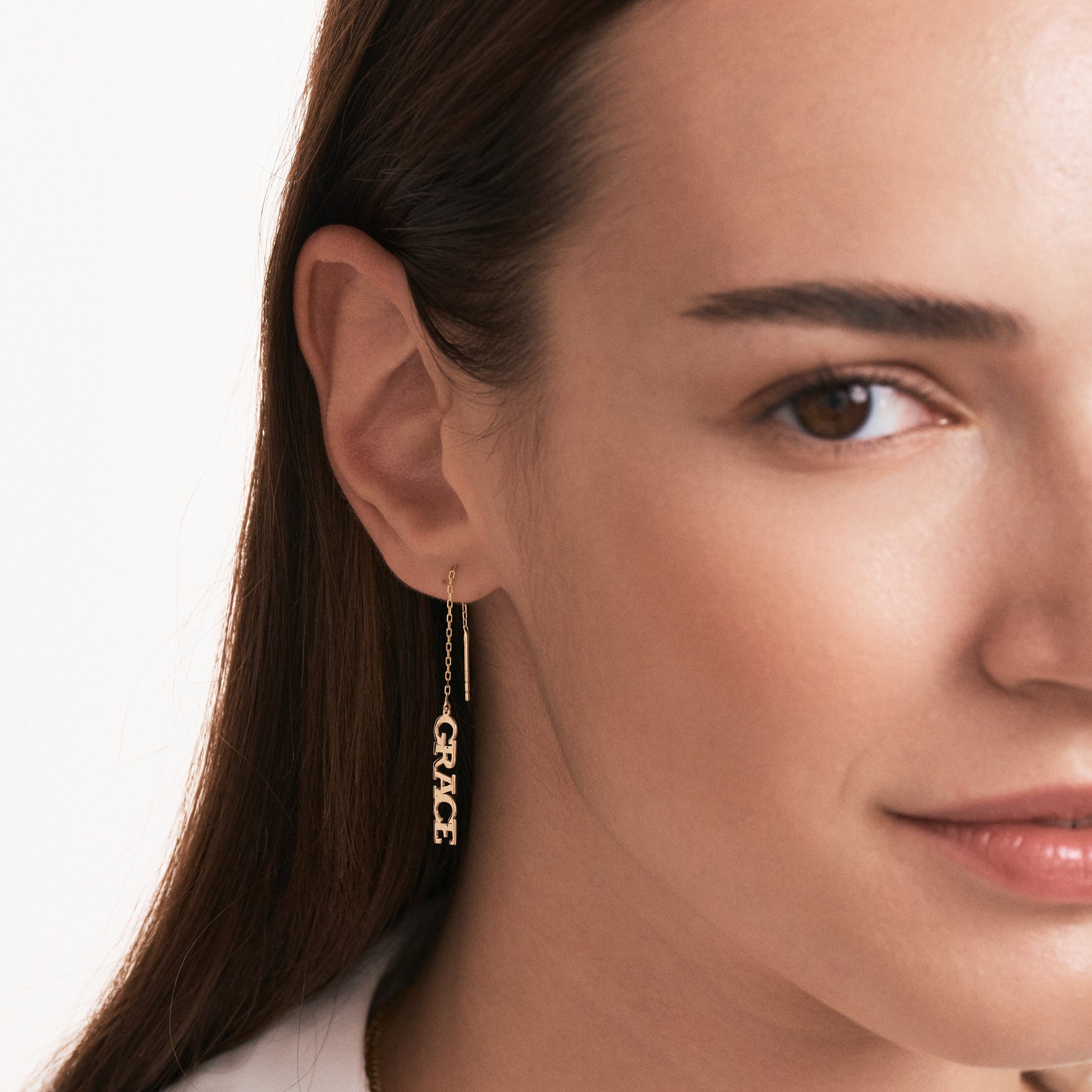 Custom Name Threader Earrings