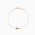 Diamond Hamsa Evil Eye Bracelet
