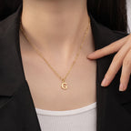 Personalized Initial Letter Charm Pendant