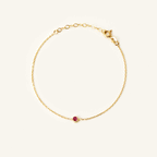 Solitaire Birthstone Bracelet