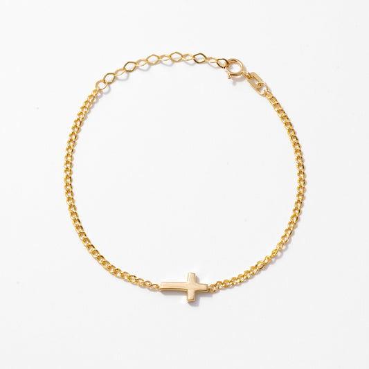 Tiny Cross Bracelet