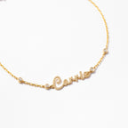 Name Bracelet Diamond Station Bracelet