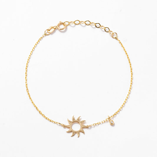 Sun Bracelet with Diamond