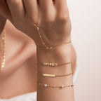Engravable Mini Bar Bracelet