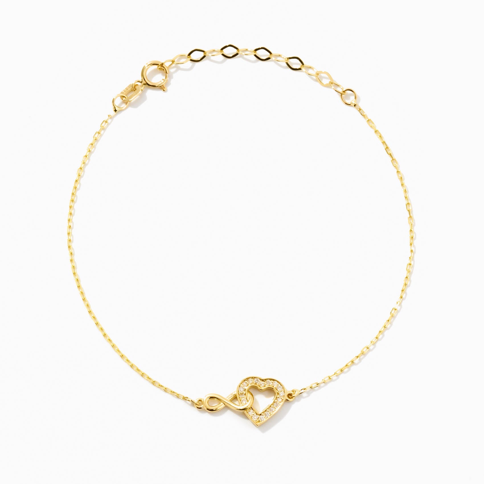 Infinity and Heart Bracelet