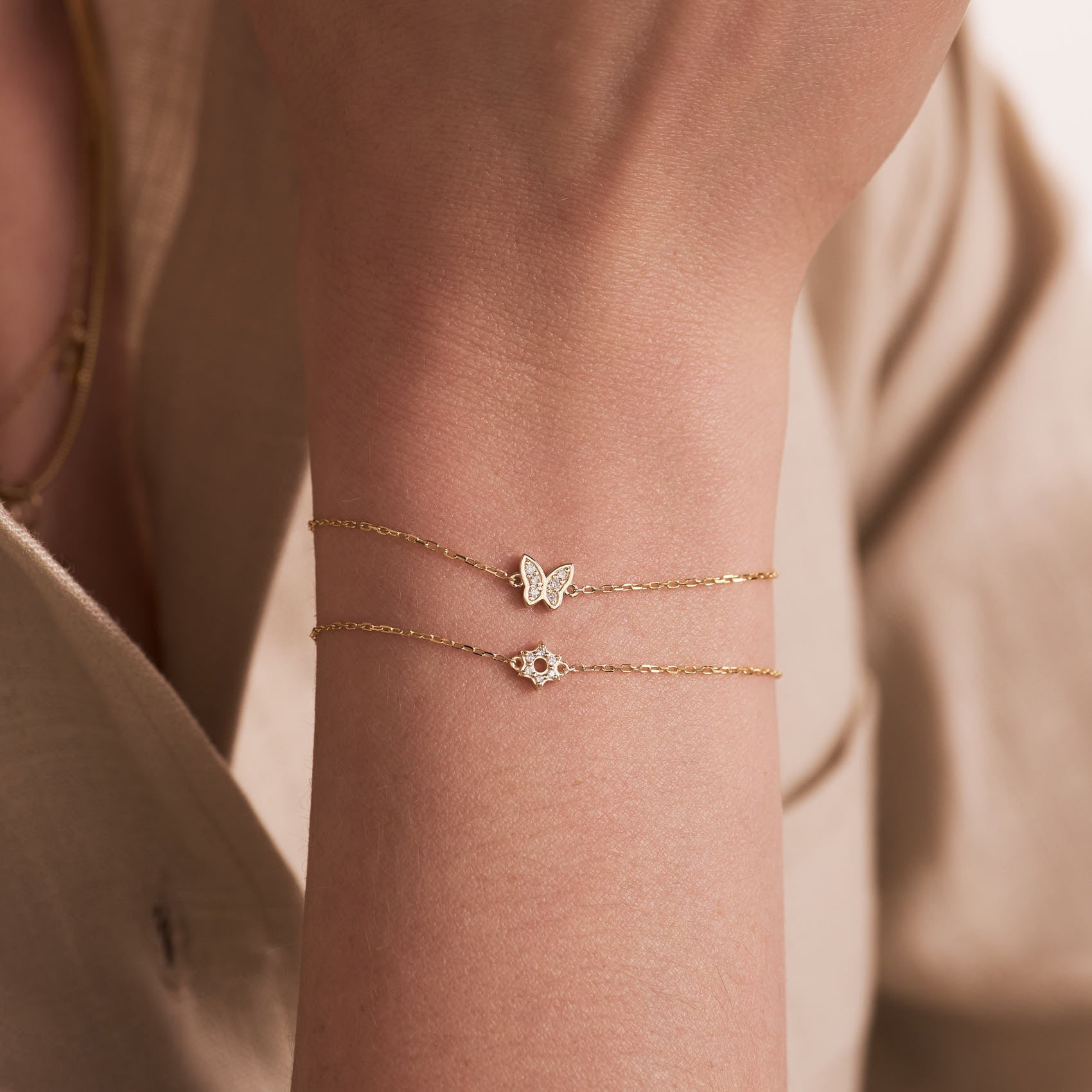Butterfly Diamond Bracelet