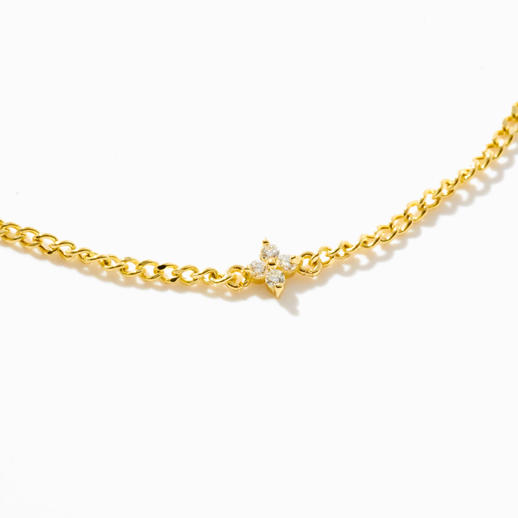 Diamond Flower Bracelet