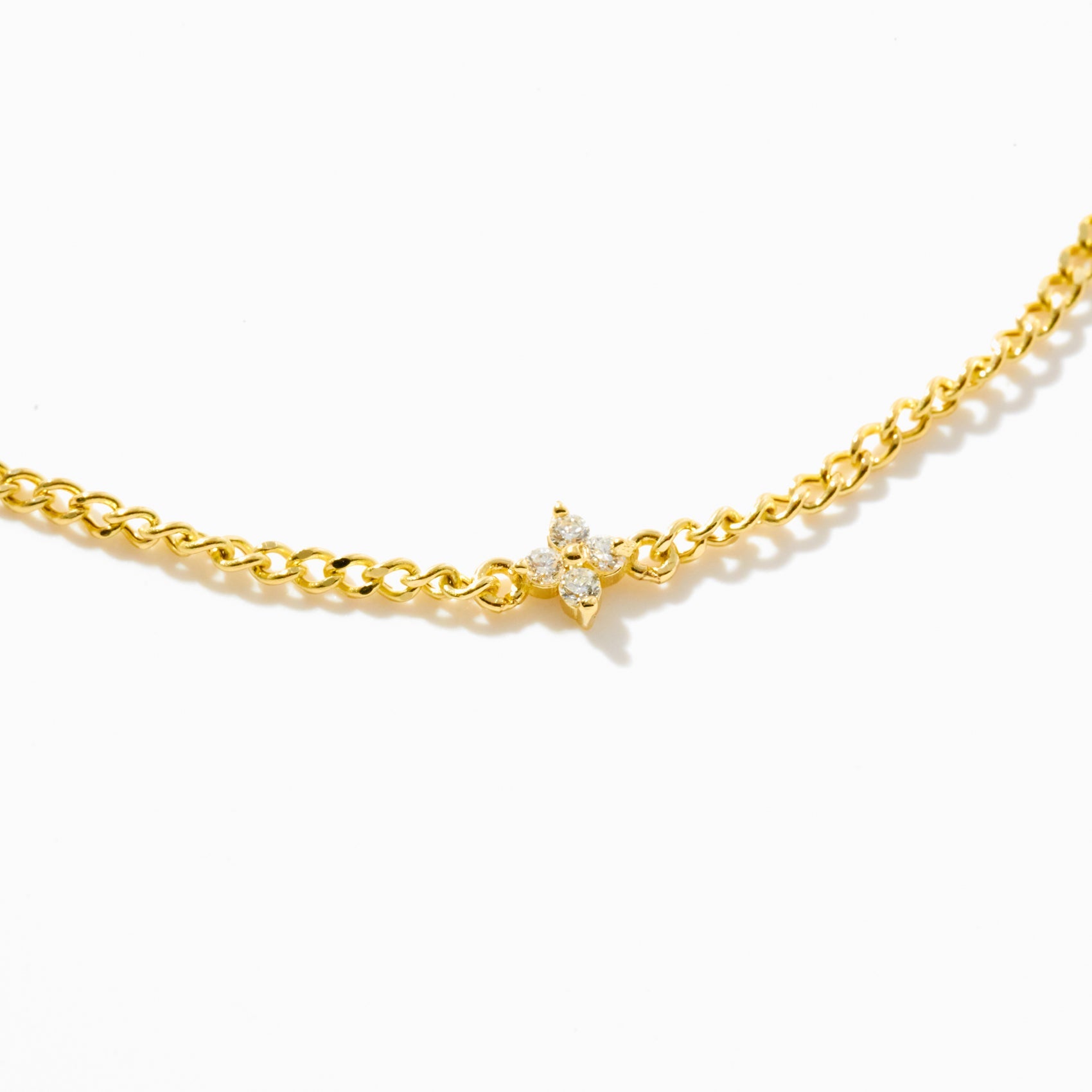 Diamond Flower Bracelet