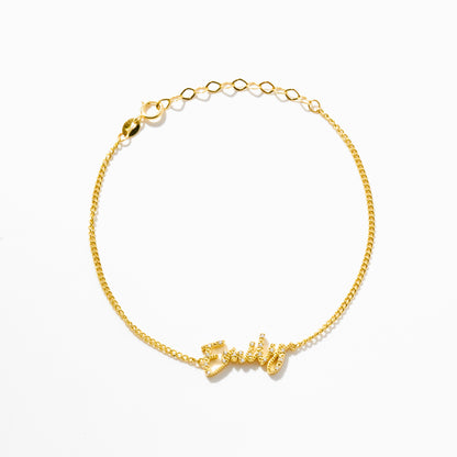 Diamond Name Bracelet