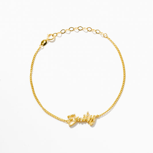 Diamond Name Bracelet