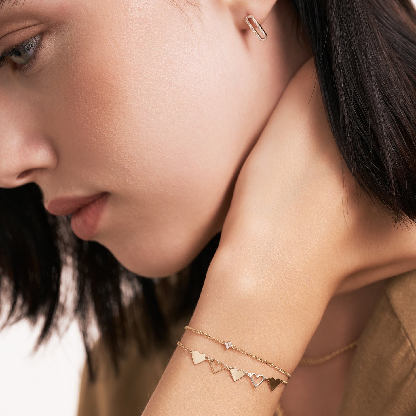 Diamond Flower Bracelet